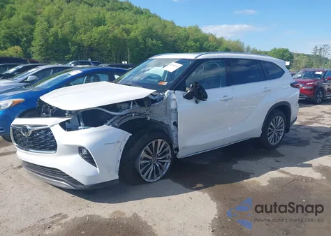 2025 Toyota Highlander Hybrid Limited 25Th Edition z USA, uszkodzony, nr VIN 5TDKBRCHXSS662712